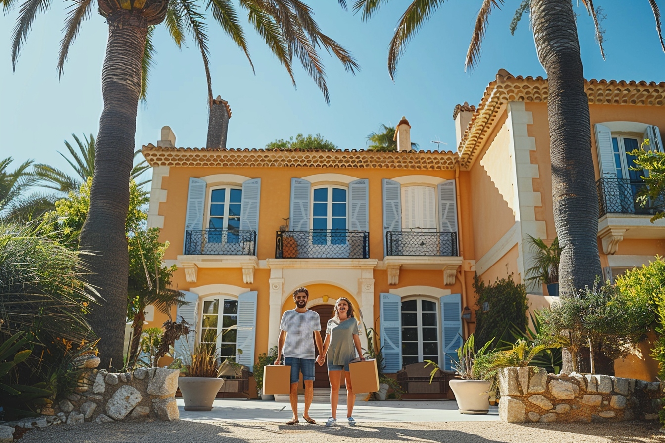 Guide pratique pour réussir son déménagement à Antibes sans CDI, illustrant les étapes clés et conseils pour une installation réussie.